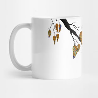 Aboriginal Art - Leaf Branch Mug